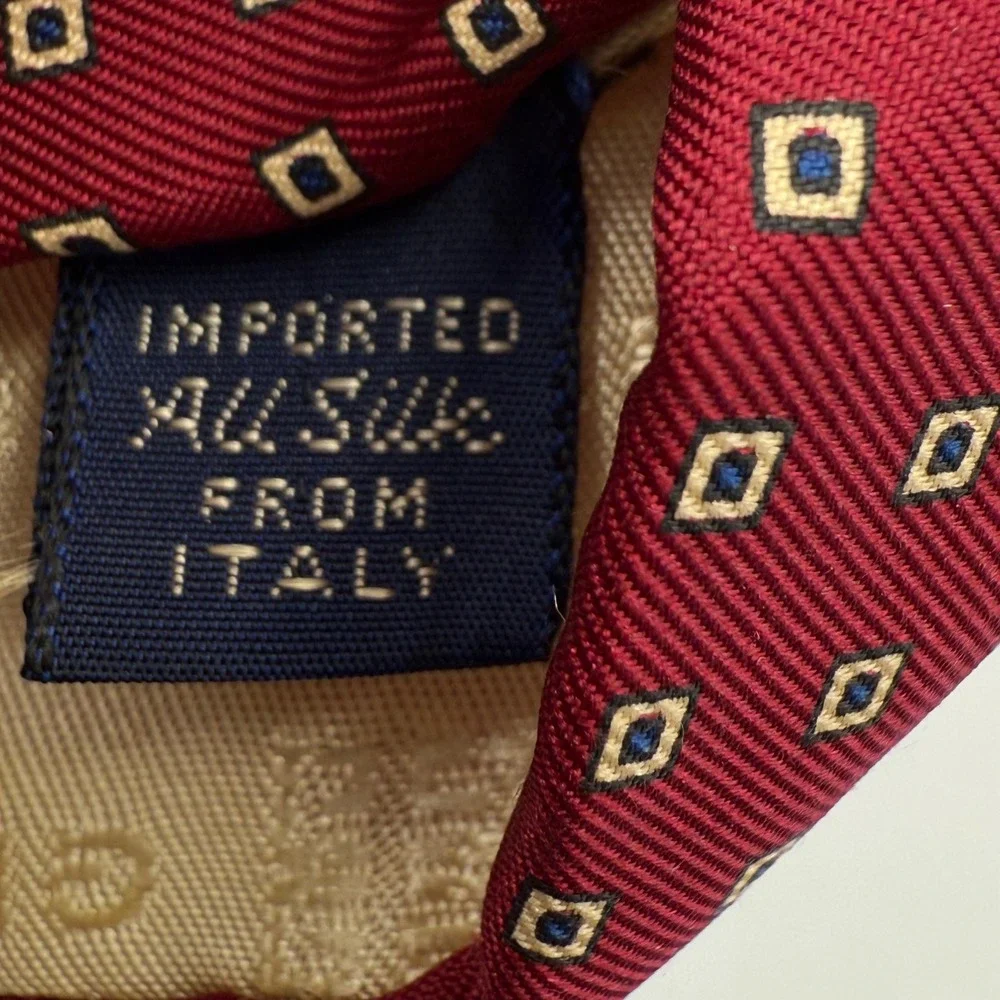 Givenchy Monsieur Burgundy Red Silk Print Necktie Men's‎ Dressy Italy Designer